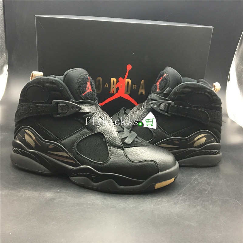 Authentic Air Jordan 8 Retro OVO Black